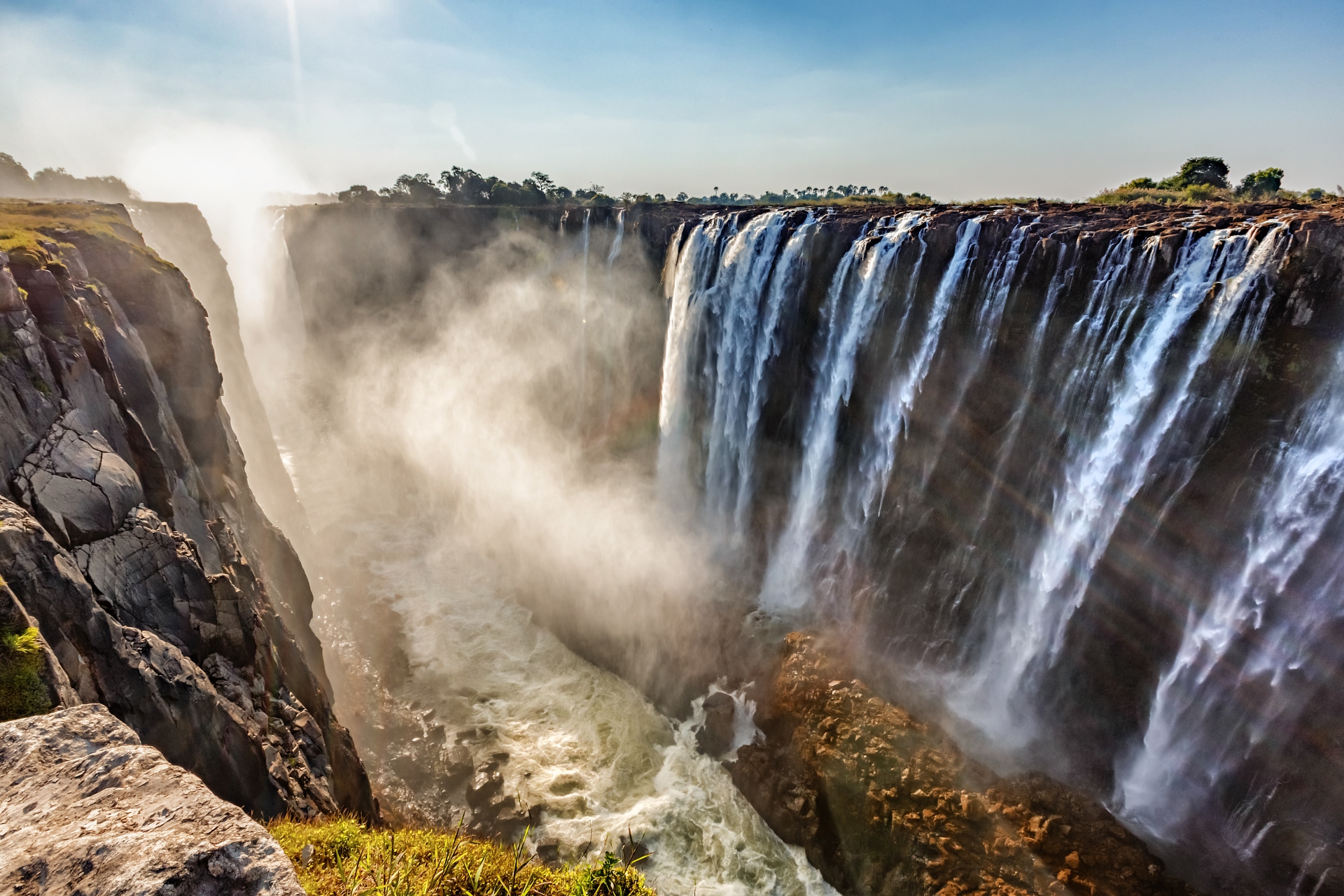 Cataratas Victoria, entre Zambia y Zimbabue 