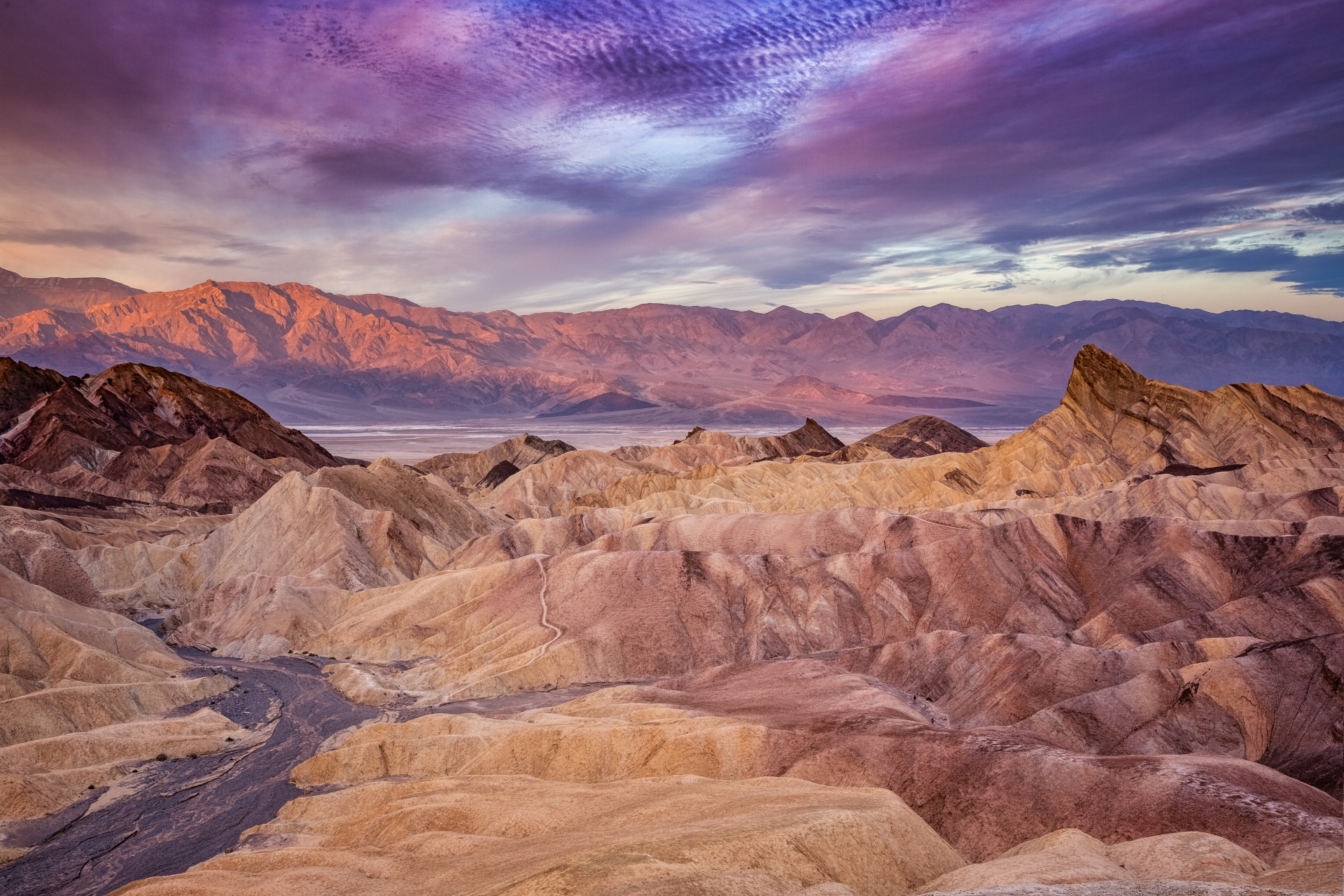 Zabriskie Point, Death Valley, California 