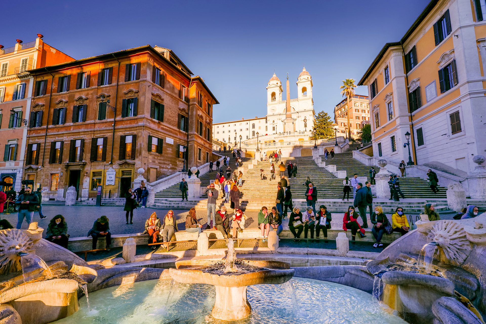 Plaza de España de Roma (Italia)