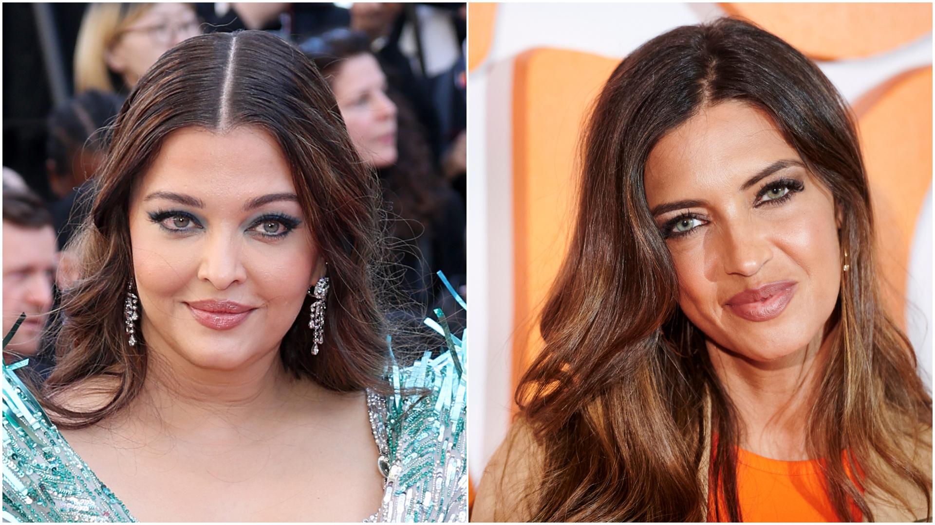 Aishwarya Rai y Sara Carbonero