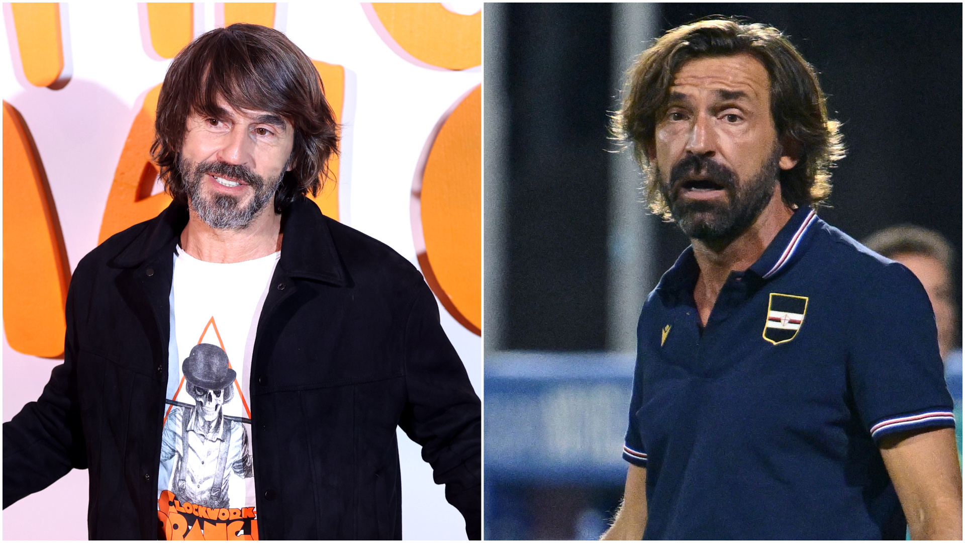 Santi Millán y Andrea Pirlo