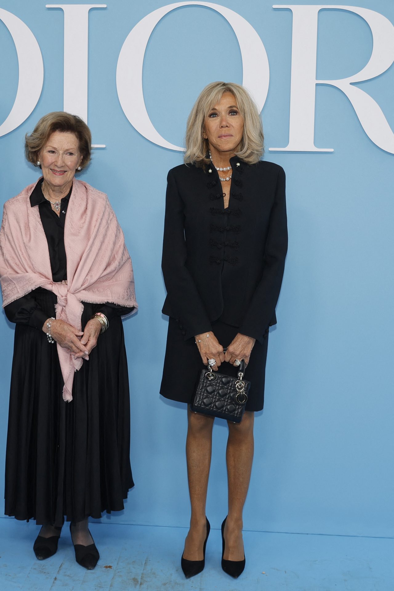 Sonja of Norway and Brigitte Macron 