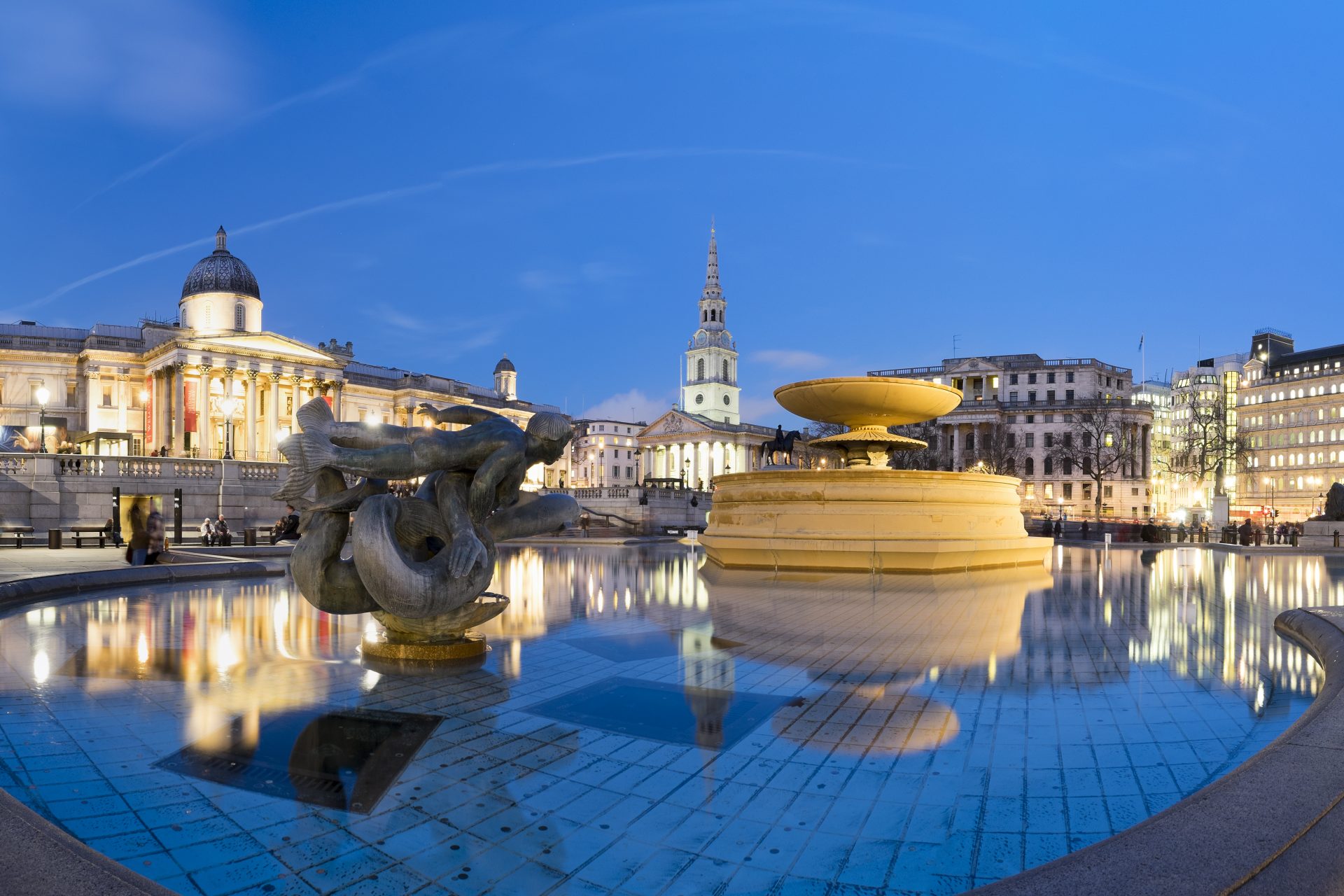 Trafalgar Square en Londres (Reino Unido)