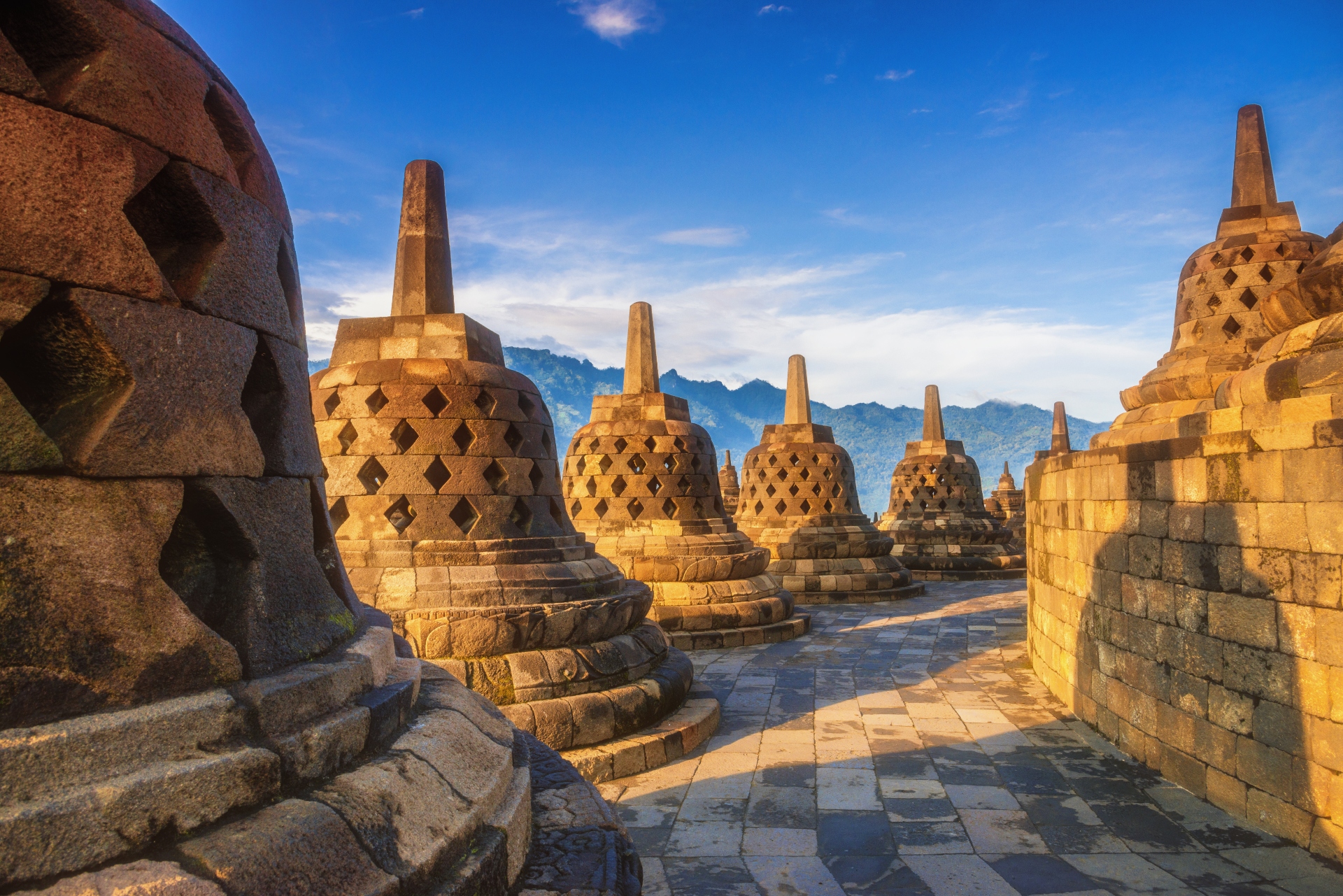 El templo Borobudur, Indonesia