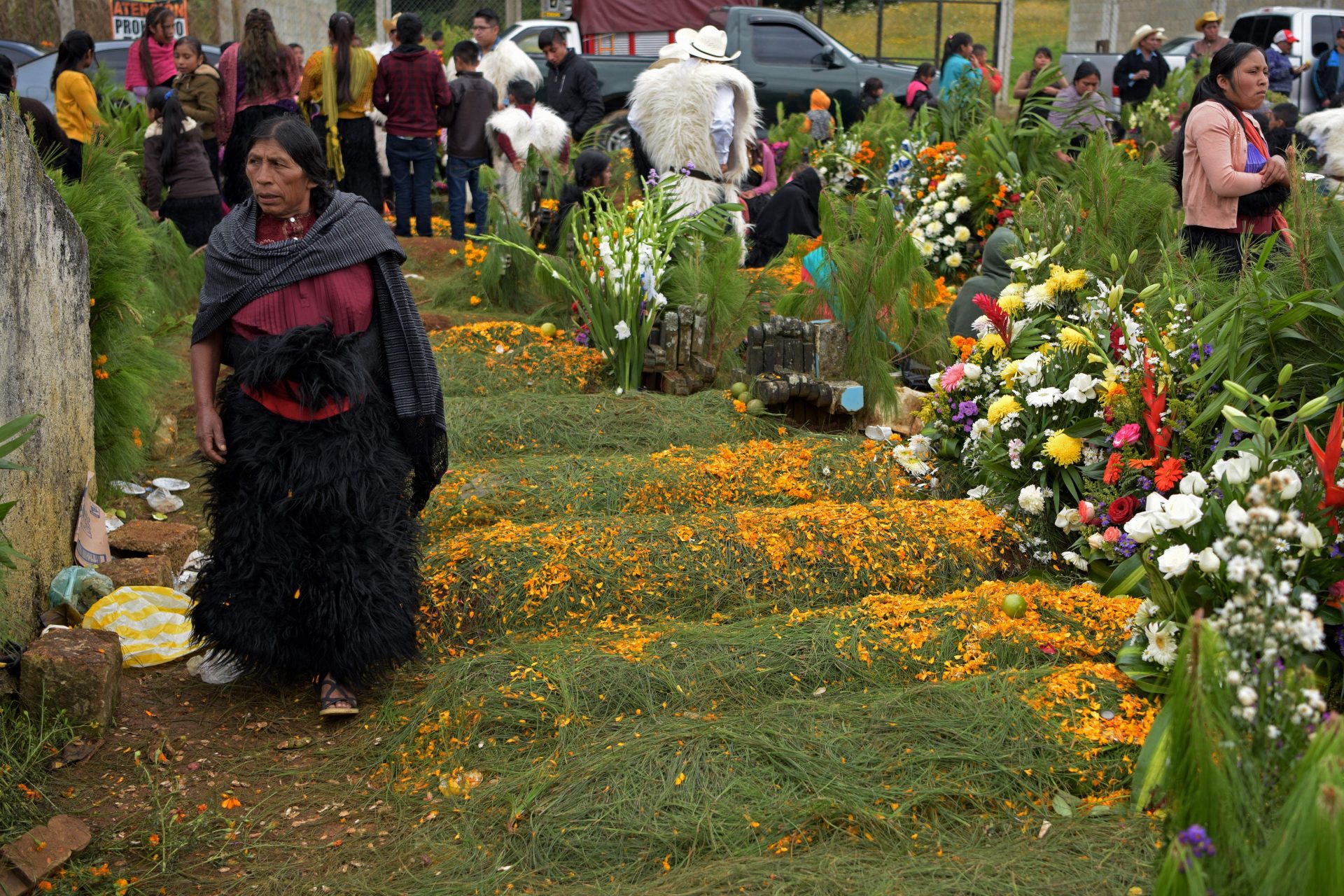 Cementerio de San Juan Chamula, Chiapas, México