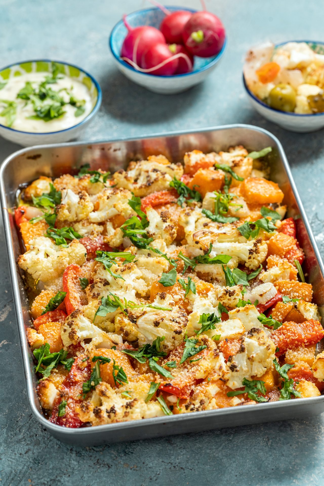 Gratin de chou-fleur et de patates douces