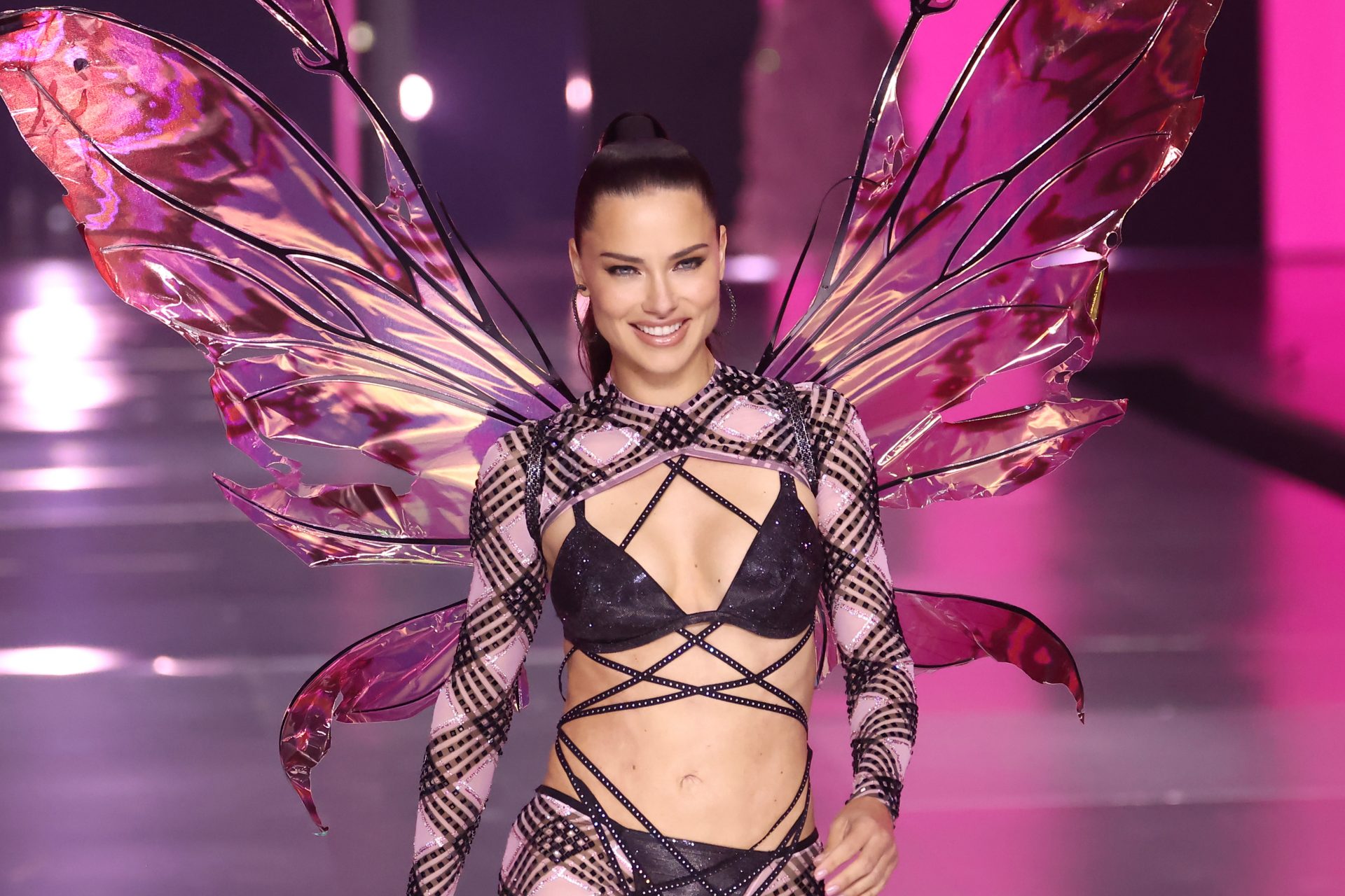 Adriana Lima returns to the VS catwalk