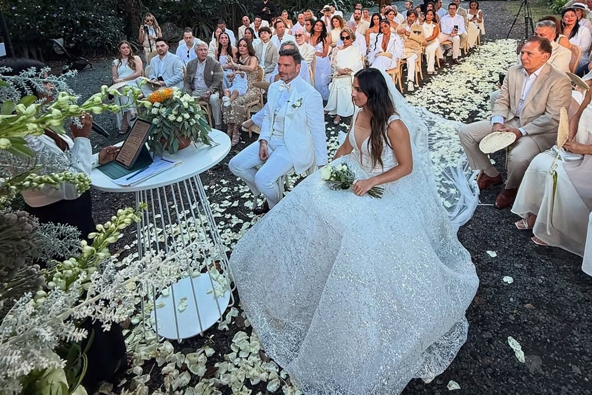 La boda fue en Puerto Rico 