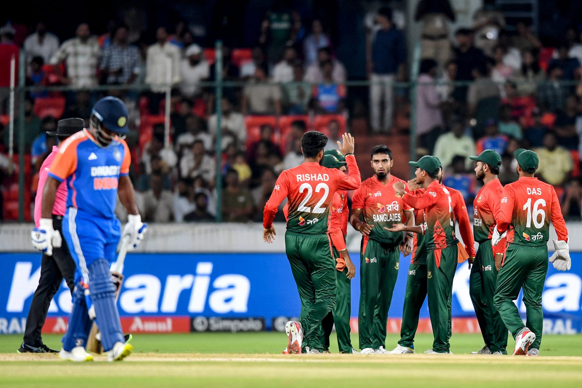 7. Le match de cricket Inde-Bangladesh