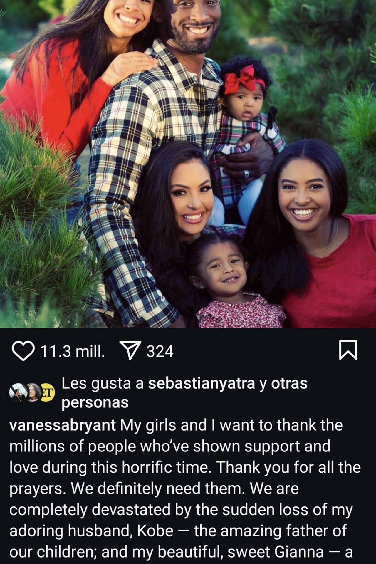 La philanthropie au cœur de la vie de Vanessa Bryant