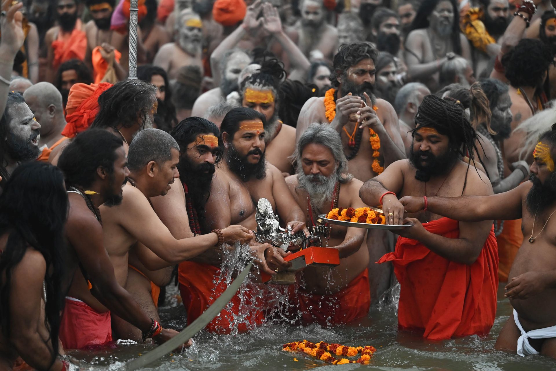 Un gran festival cada 12 años en Prayagraj