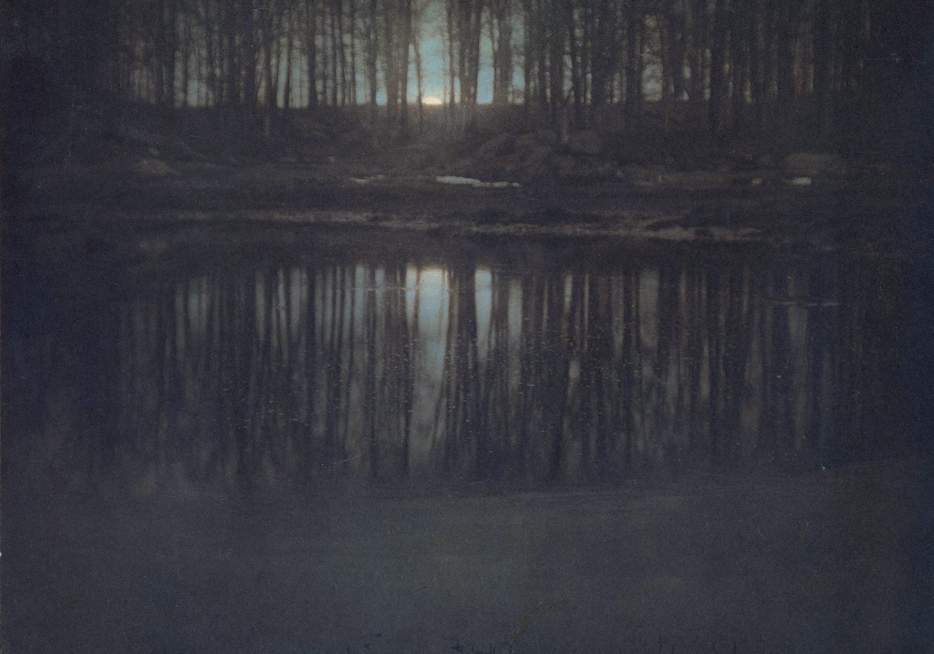 'The Pond—Moonlight' (El estanque: luz de luna) - Edward Steichen 1904