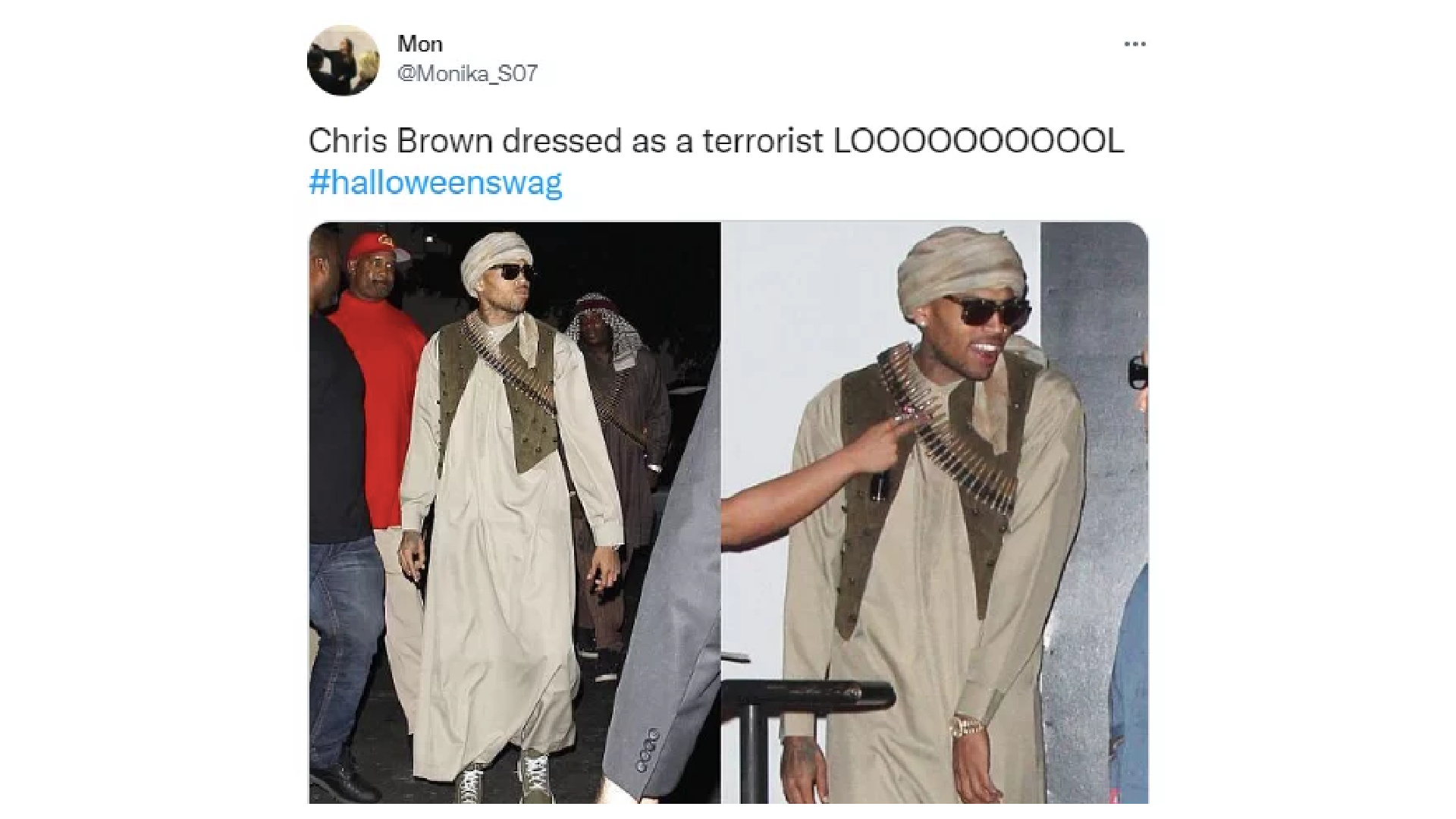 Chris Brown de talibán